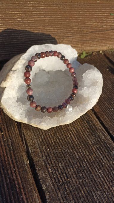 Bracelet Rhodonite 6 mm